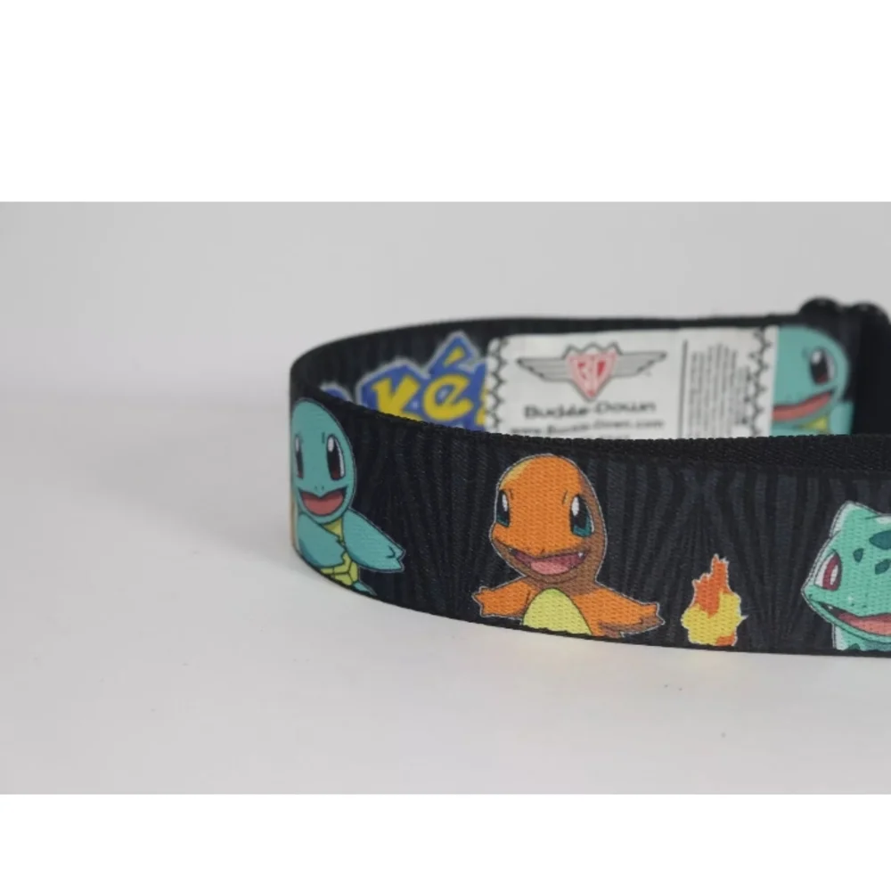 Pokemon Character Seatbelt Buckle Belt Kids Size 20-36 inches.